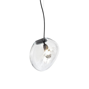Lampe Plafonnier en Verre Soufflé - Design Épuré et Atmosphère Sereine