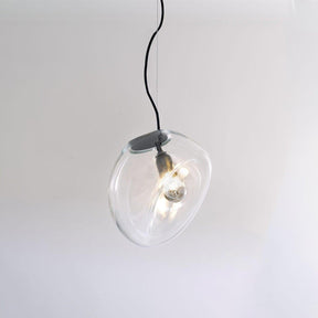 Lampe Plafonnier en Verre Soufflé - Design Épuré et Atmosphère Sereine
