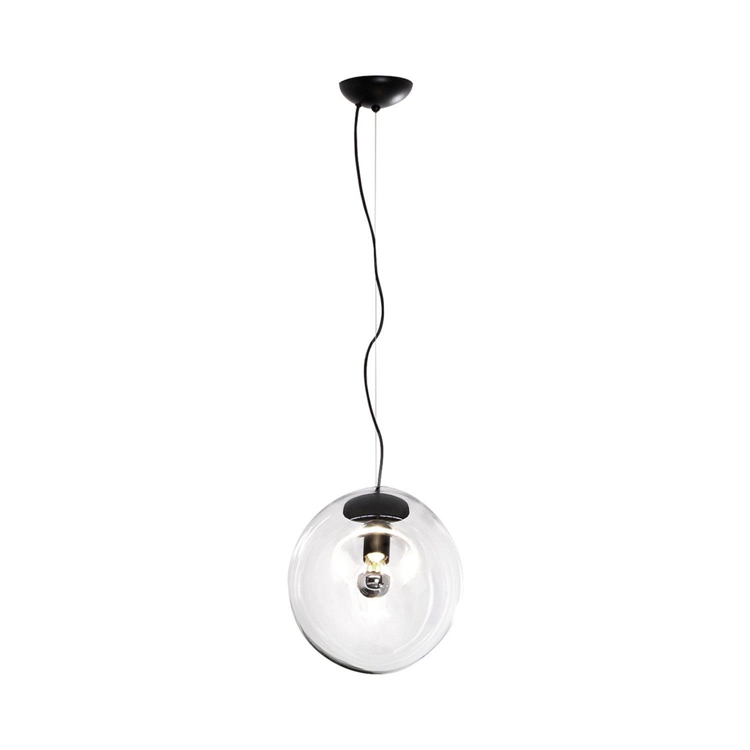 Lampe Plafonnier en Verre Soufflé - Design Épuré et Atmosphère Sereine