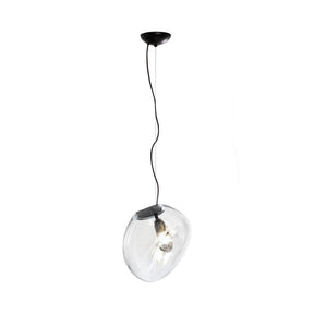 Lampe Plafonnier en Verre Soufflé - Design Épuré et Atmosphère Sereine