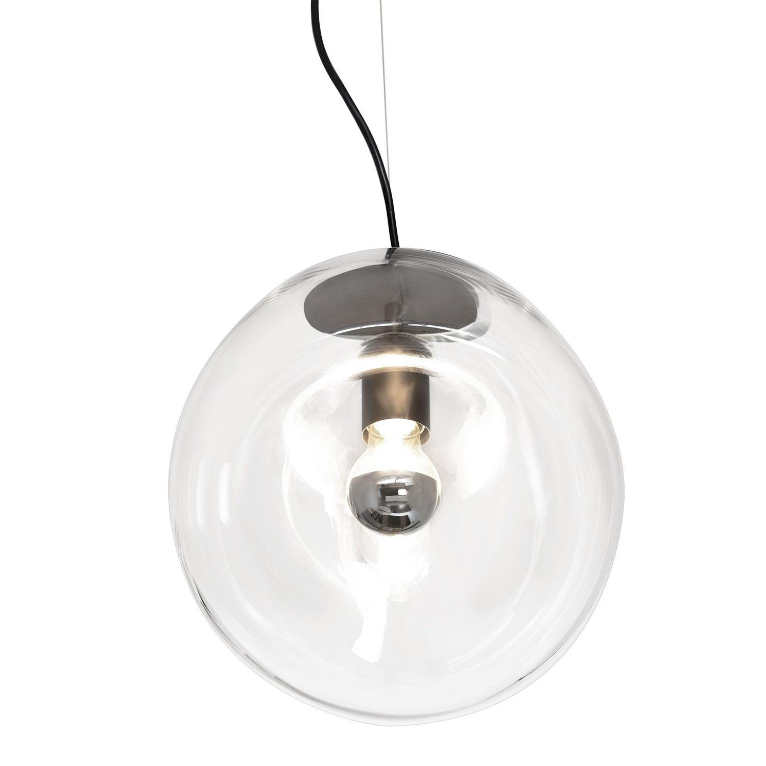 Lampe Plafonnier en Verre Soufflé - Design Épuré et Atmosphère Sereine