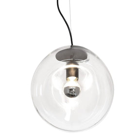 Lampe Plafonnier en Verre Soufflé - Design Épuré et Atmosphère Sereine