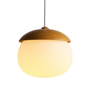 Lampe Suspendue en Bois Nordique - Design Élégant et Ambiance Chaleureuse