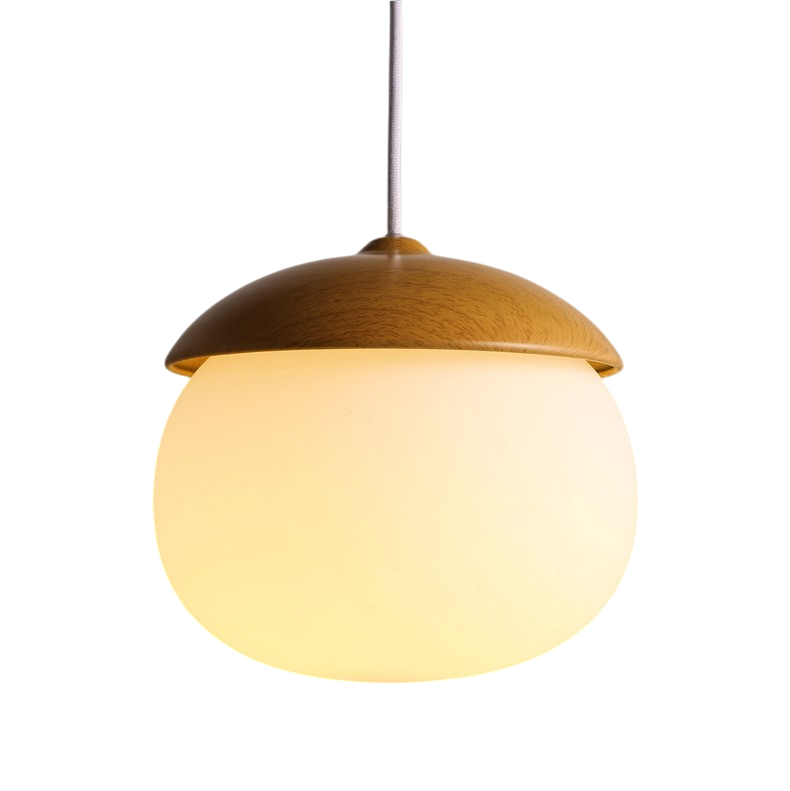 Lampe Suspendue en Bois Nordique - Design Élégant et Ambiance Chaleureuse