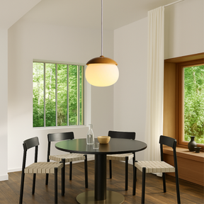 Lampe Suspendue en Bois Nordique - Design Élégant et Ambiance Chaleureuse