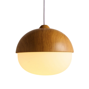 Lampe Suspendue en Bois Nordique - Design Élégant et Ambiance Chaleureuse