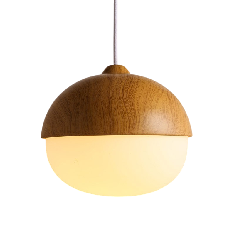 Lampe Suspendue en Bois Nordique - Design Élégant et Ambiance Chaleureuse