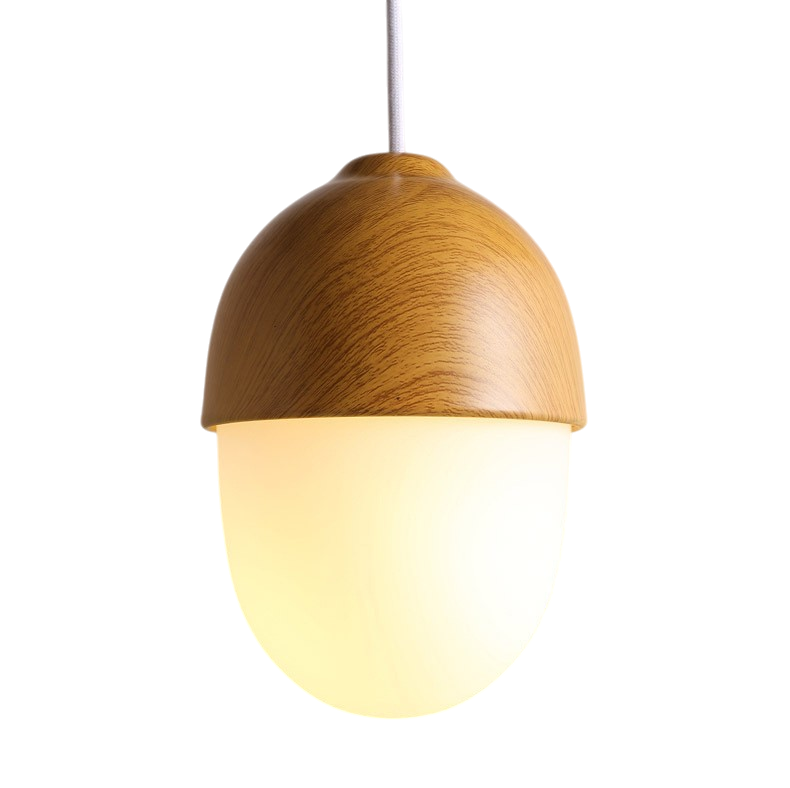 Lampe Suspendue en Bois Nordique - Design Élégant et Ambiance Chaleureuse