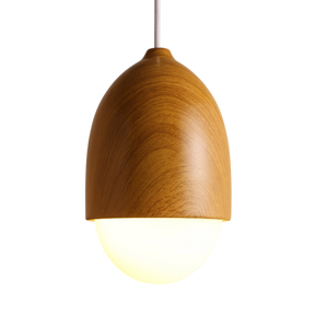 Lampe Suspendue en Bois Nordique - Design Élégant et Ambiance Chaleureuse