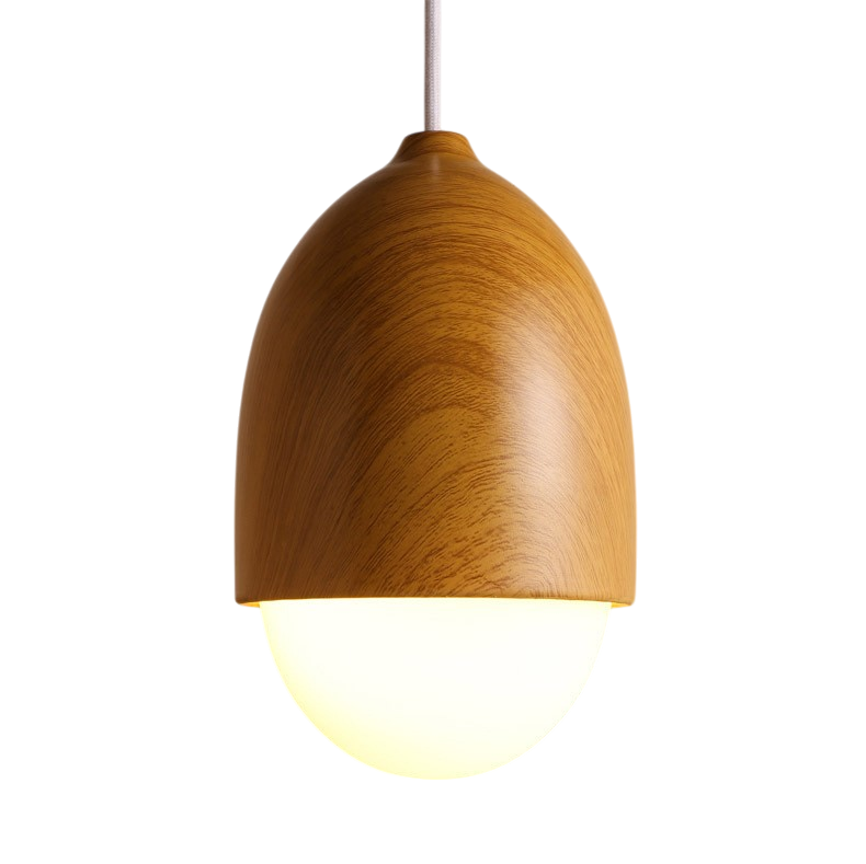 Lampe Suspendue en Bois Nordique - Design Élégant et Ambiance Chaleureuse