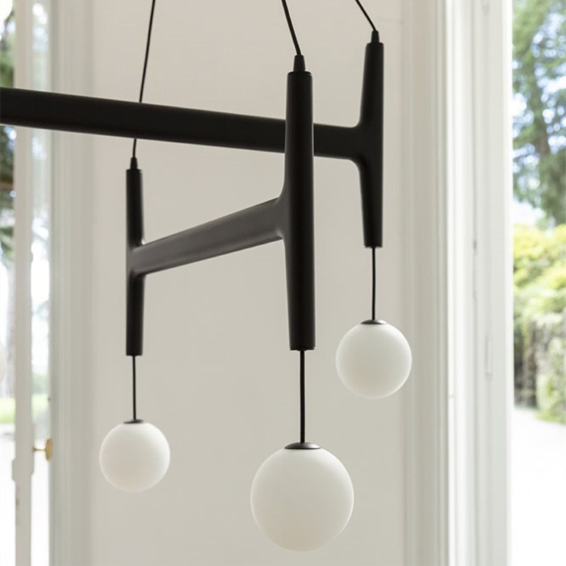 Lampe Pendante Moderne en Bois et Verre - Élégance et Confort pour Votre Intérieur