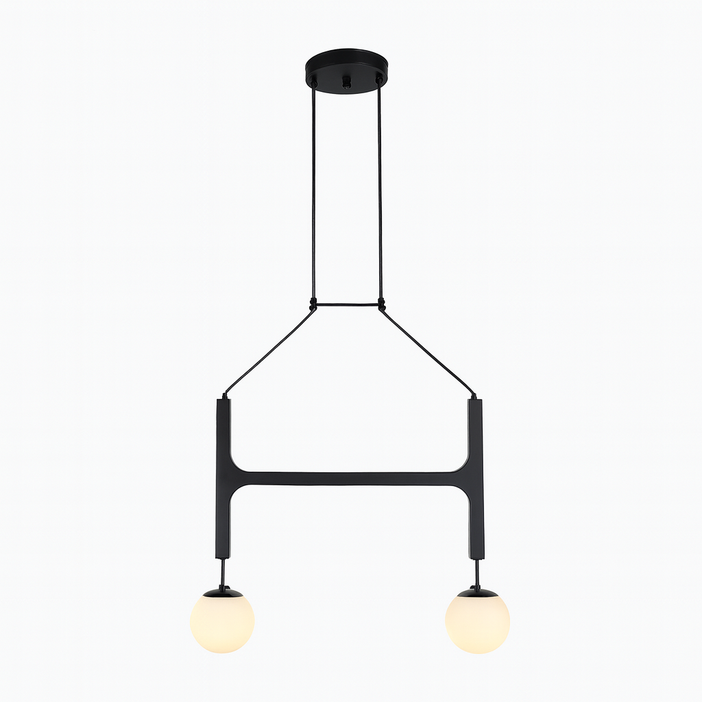 Lampe Pendante Moderne en Bois et Verre - Élégance et Confort pour Votre Intérieur