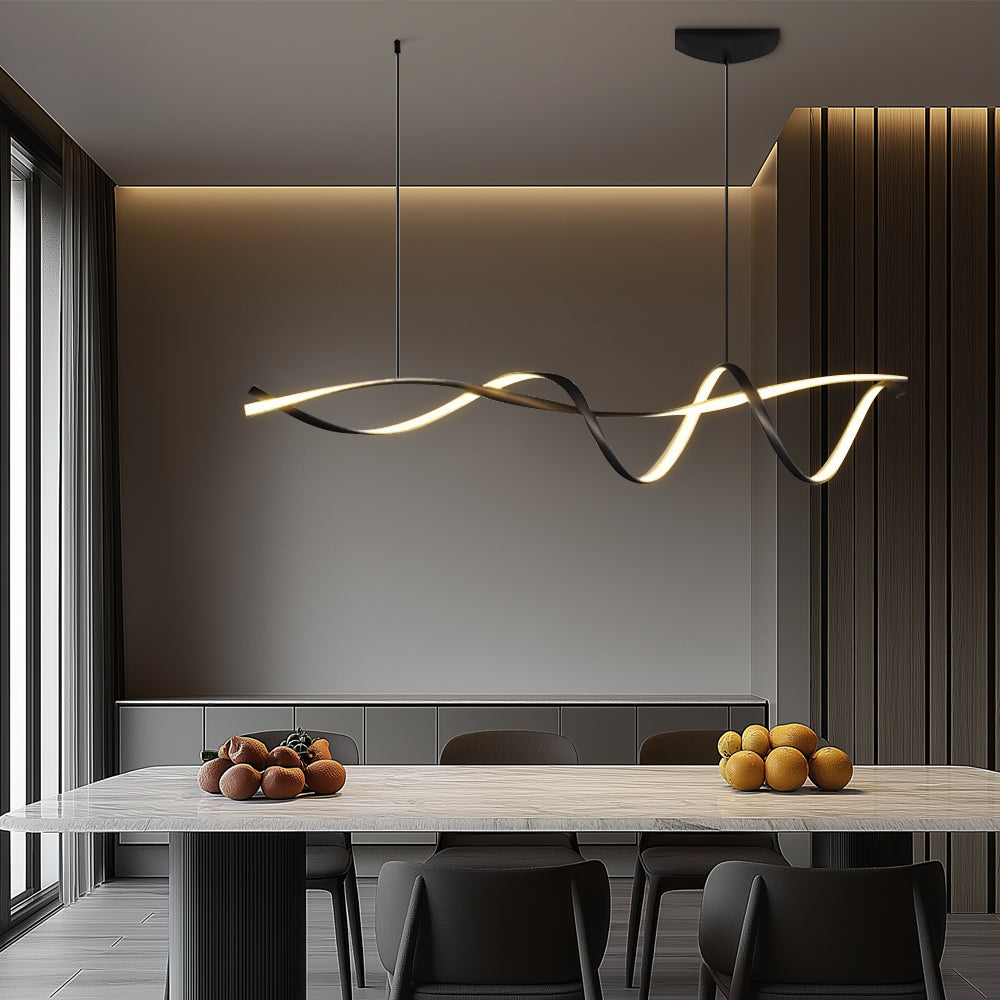 Suspension de Cuisine Scandinave - Élégance Minimaliste et Réglable