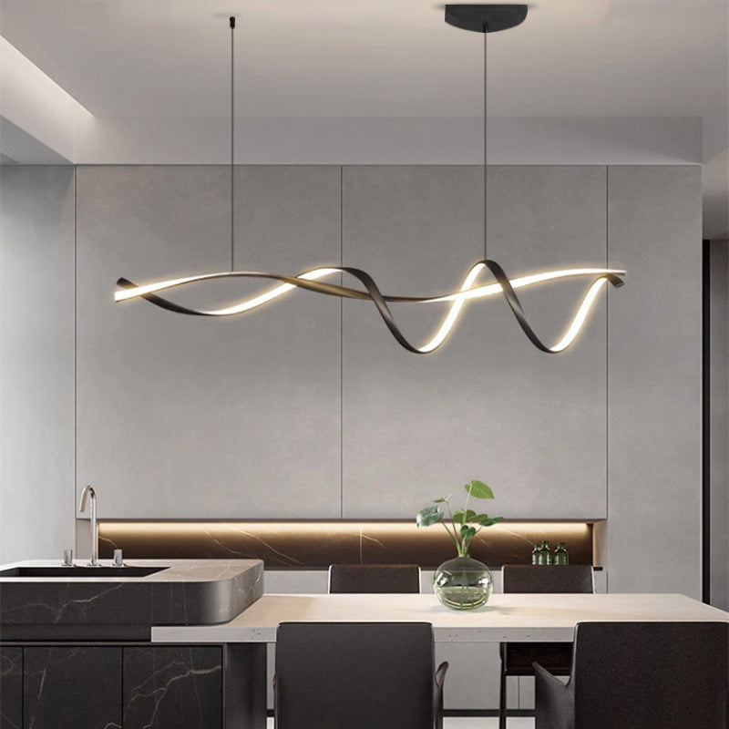 Suspension de Cuisine Scandinave - Élégance Minimaliste et Réglable