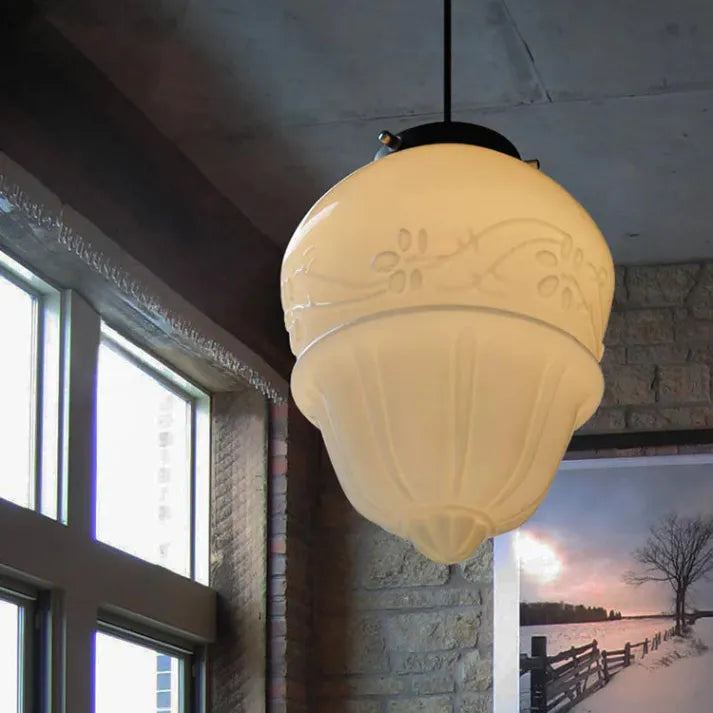 Lampe Pendante Géométrique Vintage - Éclairage Chaud et Design Élégant