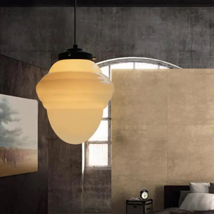 Lampe Pendante Géométrique Vintage - Éclairage Chaud et Design Élégant