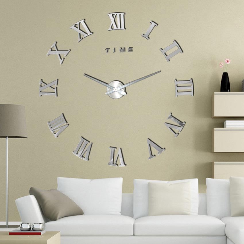 Horloge Murale Géométrique Moderne - Décoration Élégante pour Salon