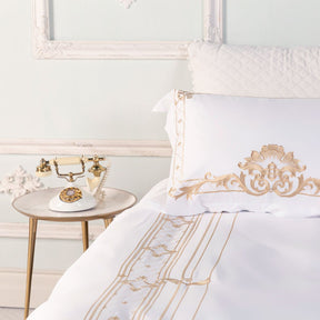 Literie de Luxe en Coton Égyptien - Glamour et Élégance pour Votre Chambre