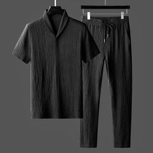 Ensemble d'été en Coton pour Hommes - Confort et Élégance au Quotidien