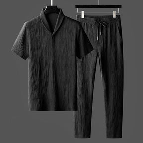 Ensemble d'été en Coton pour Hommes - Confort et Élégance au Quotidien