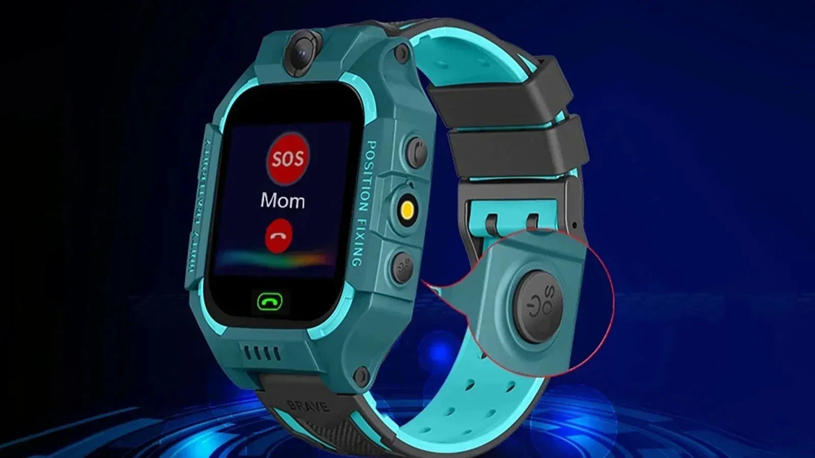 Montre GPS pour Enfants - Suivi en Temps Réel et Bouton SOS