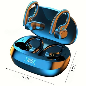 Écouteurs Bluetooth Étanches pour Athlètes - Ajustement Ergonomique et Autonomie de 6 Heures