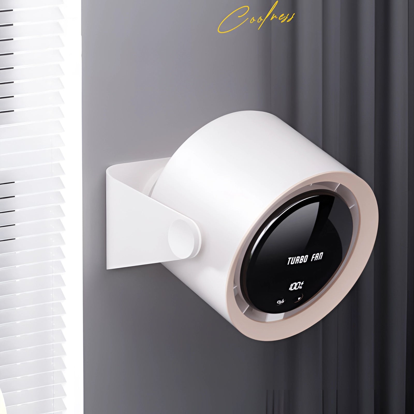 Ventilateur Turbo Silencieux sans Lame - Refroidissement Compact avec Affichage LED