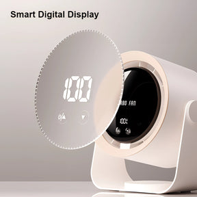 Ventilateur Turbo Silencieux sans Lame - Refroidissement Compact avec Affichage LED