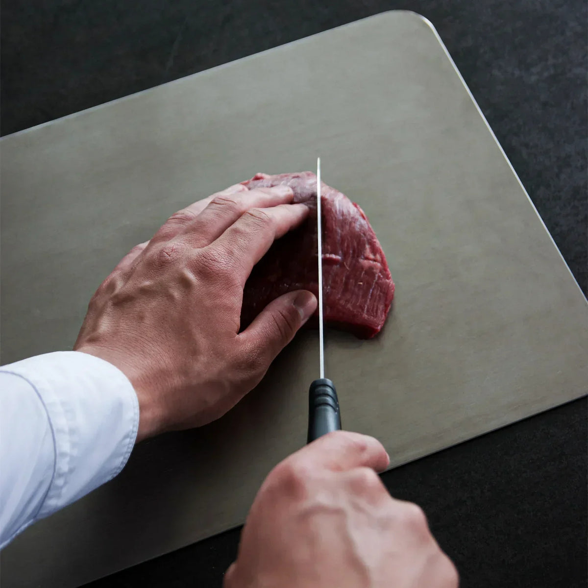 Planche à Découper en Titane - Antibactérienne et Durable pour Cuisine Sûre