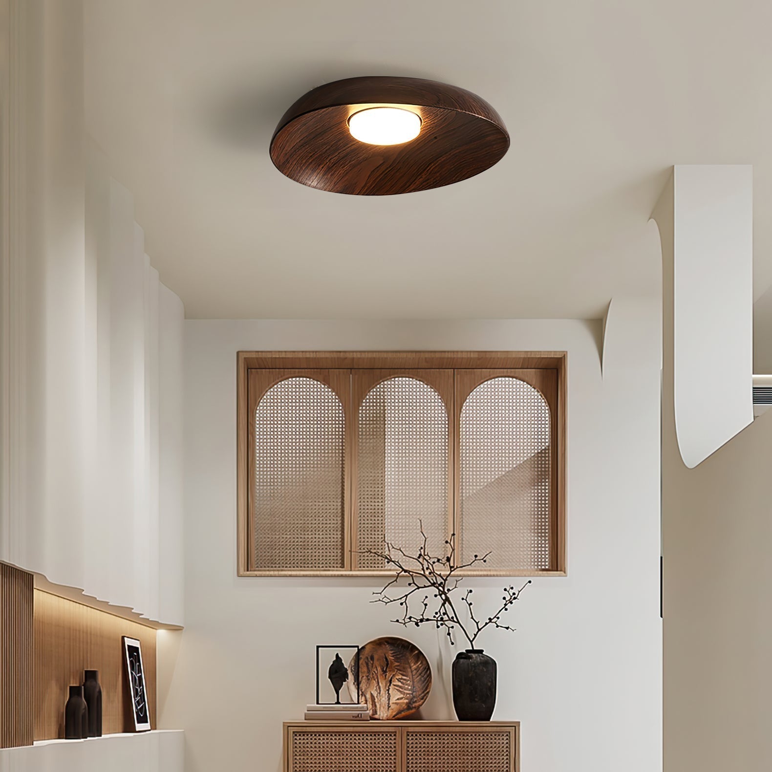 Plafonnier Design Minimaliste - Éclairage Doux et Chaleureux