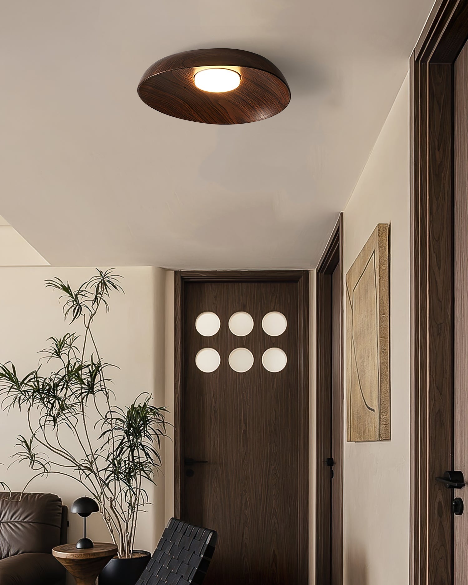 Plafonnier Design Minimaliste - Éclairage Doux et Chaleureux