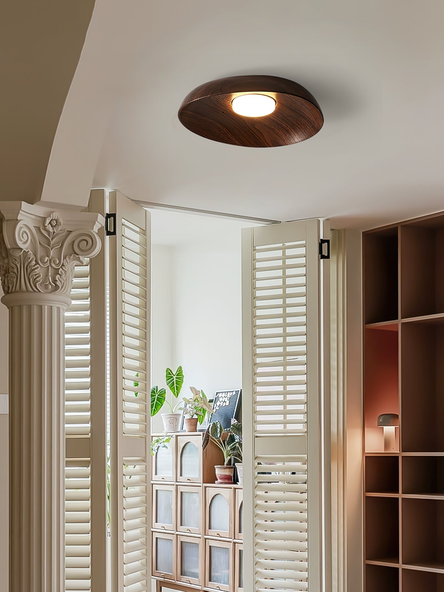 Plafonnier Design Minimaliste - Éclairage Doux et Chaleureux