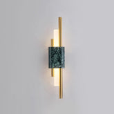 Applique Murale en Marbre Noir et Or - Luxe et Design Scandinave Moderne