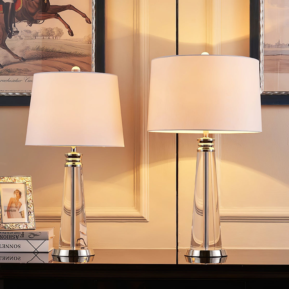 Lampe de Table Moderne Élegante - Éclairage Ambiant et Design Raffiné