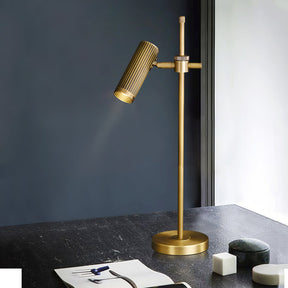 Lampe de Table en Cuivre - Élégance et Fonctionnalité pour Intérieur