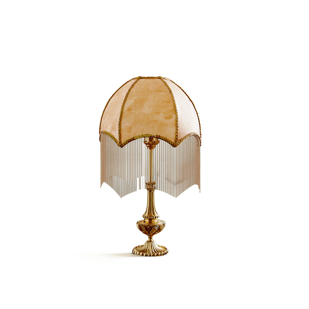 Lampe de Table Élégante avec Franges - Luxe et Charme Vintage pour Votre Intérieur