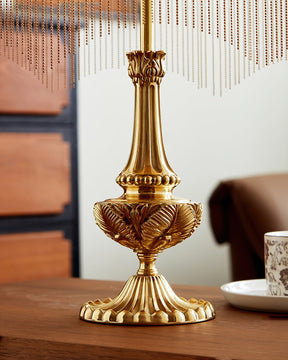 Lampe de Table Élégante avec Franges - Luxe et Charme Vintage pour Votre Intérieur