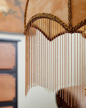 Lampe de Table Élégante avec Franges - Luxe et Charme Vintage pour Votre Intérieur