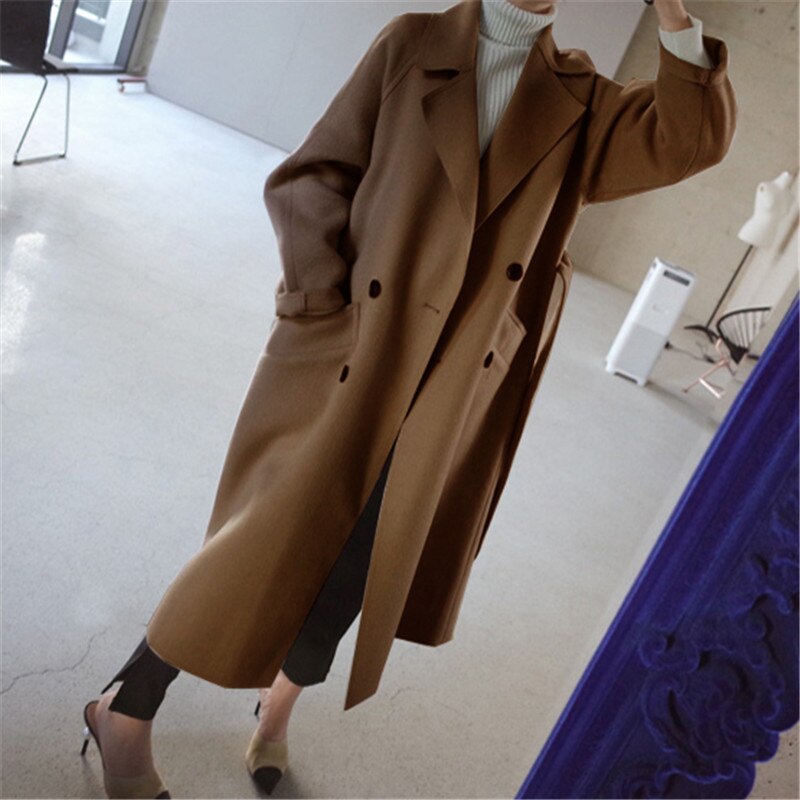 Manteau Long Chic pour Femme - Élégance et Confort en Hiver