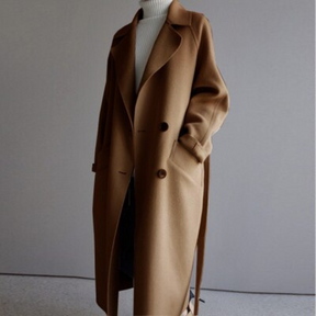 Manteau Long Chic pour Femme - Élégance et Confort en Hiver