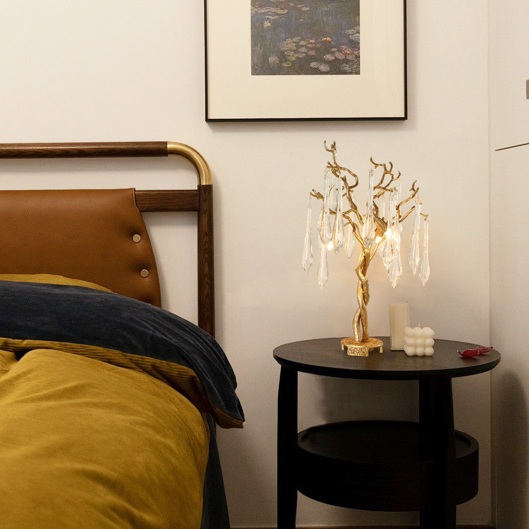 Lampe de Table en Laiton et Verre - Éclairage Ambiant Luxueux et Raffiné