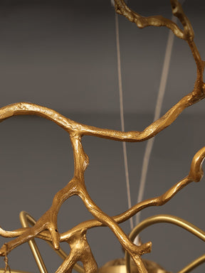 Lampe de Plafond en Cristaux - Design Élégant et Luxueux
