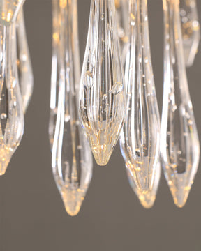 Lampe de Plafond en Cristaux - Design Élégant et Luxueux