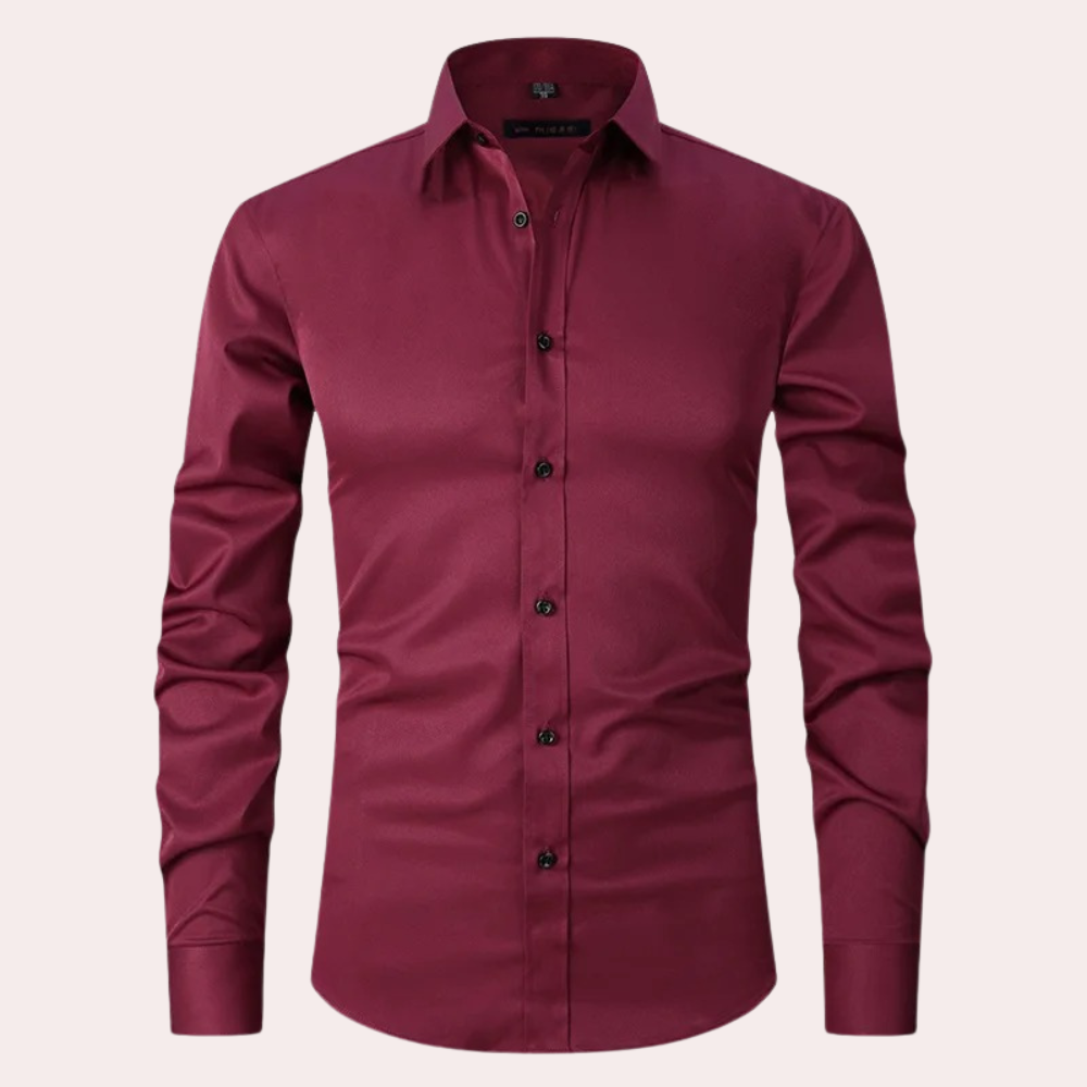 Chemise Stretch Classique pour Hommes - Confort et Style Polyvalent en Été