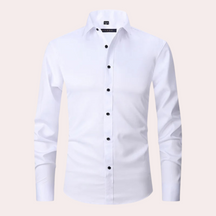 Chemise Stretch Classique pour Hommes - Confort et Style Polyvalent en Été