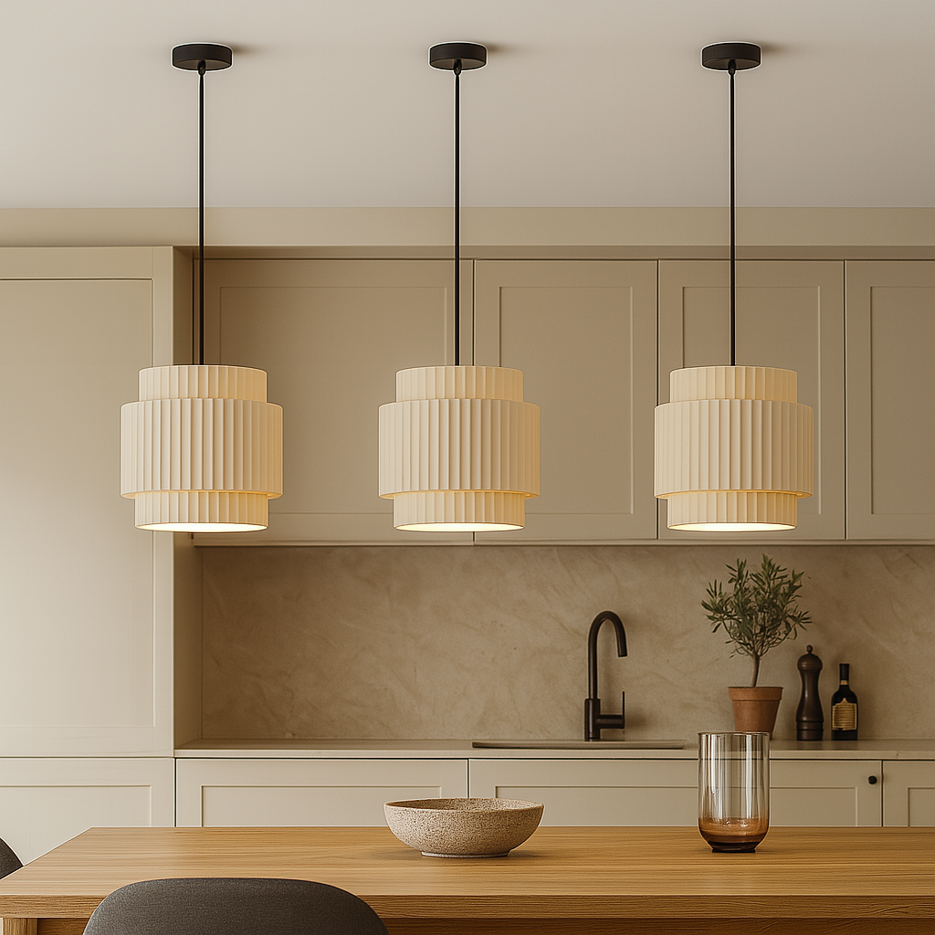 Lampe Suspendue en Céramique Colorée - Design Contemporain et Atmosphère Chaleureuse