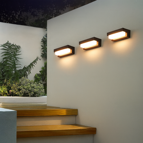 Lampe Murale Solaire pour Extérieur - Design Contemporain et Écologique
