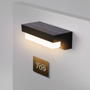 Lampe Murale Solaire pour Extérieur - Design Contemporain et Écologique