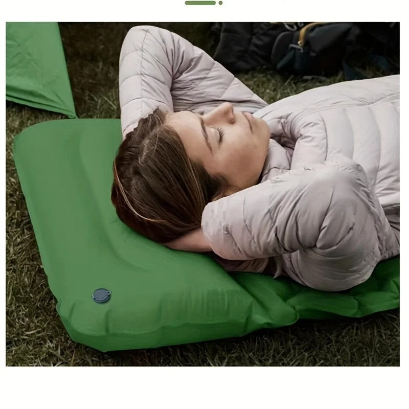 Matelas de Camping Gonflable - Confort Léger et Portable en Voyage