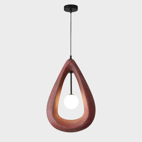Lampe Suspendue Ovale Japandi - Ambiance Chic et Contemporaine